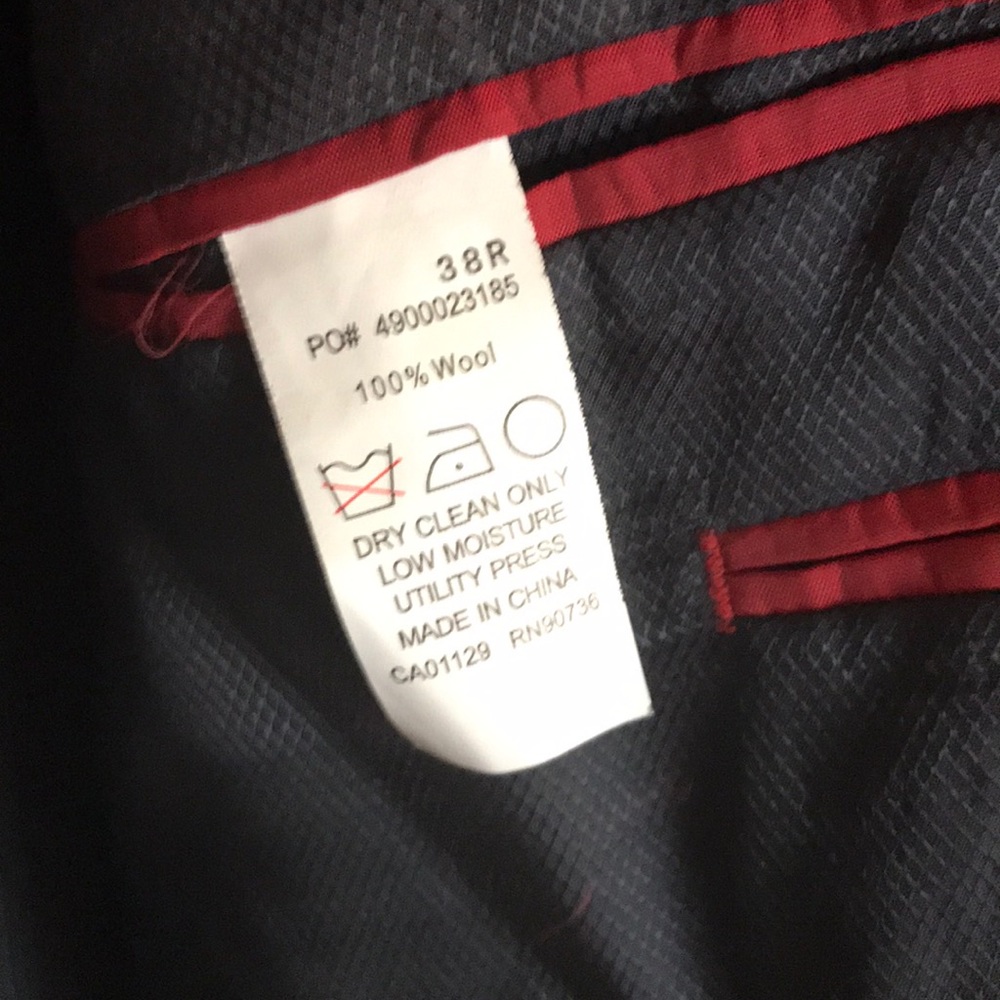 38 R Alfani Men’s Suit - Picture 6 of 6